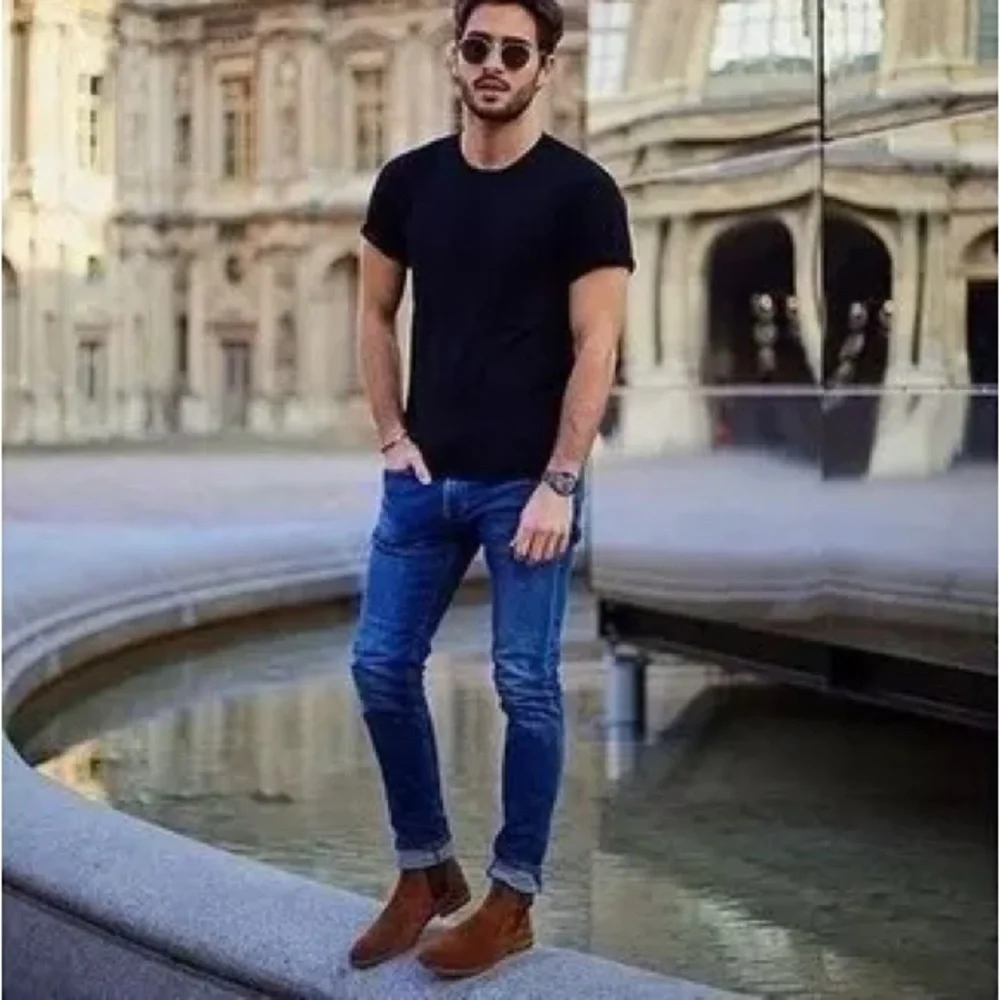 Ferdinand Suede Chelsea Boots Size 45